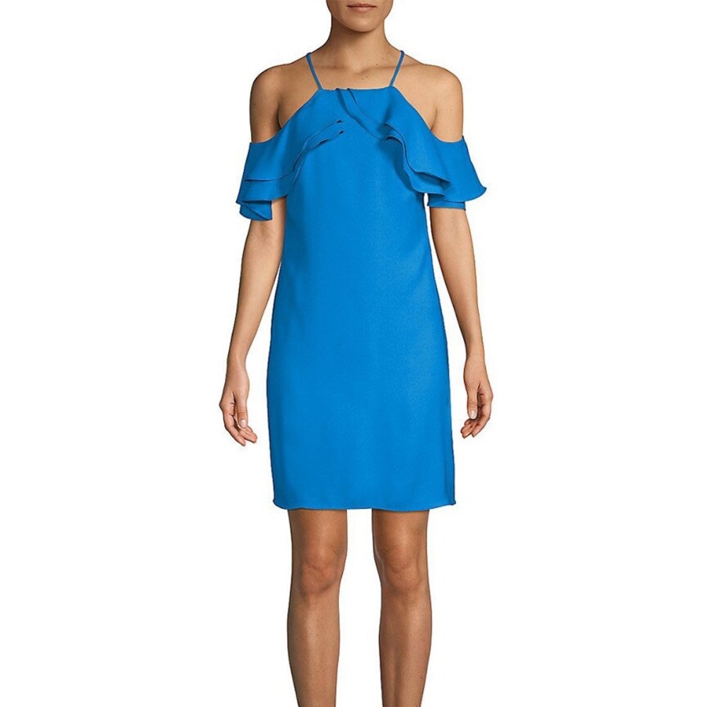 Nicole Miller Cold Shoulder‎ Mini Dress